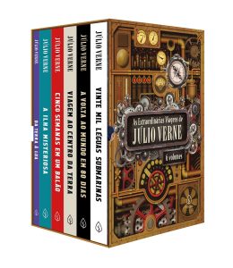 As extraordinárias viagens de Júlio Verne – Box com 6 livros